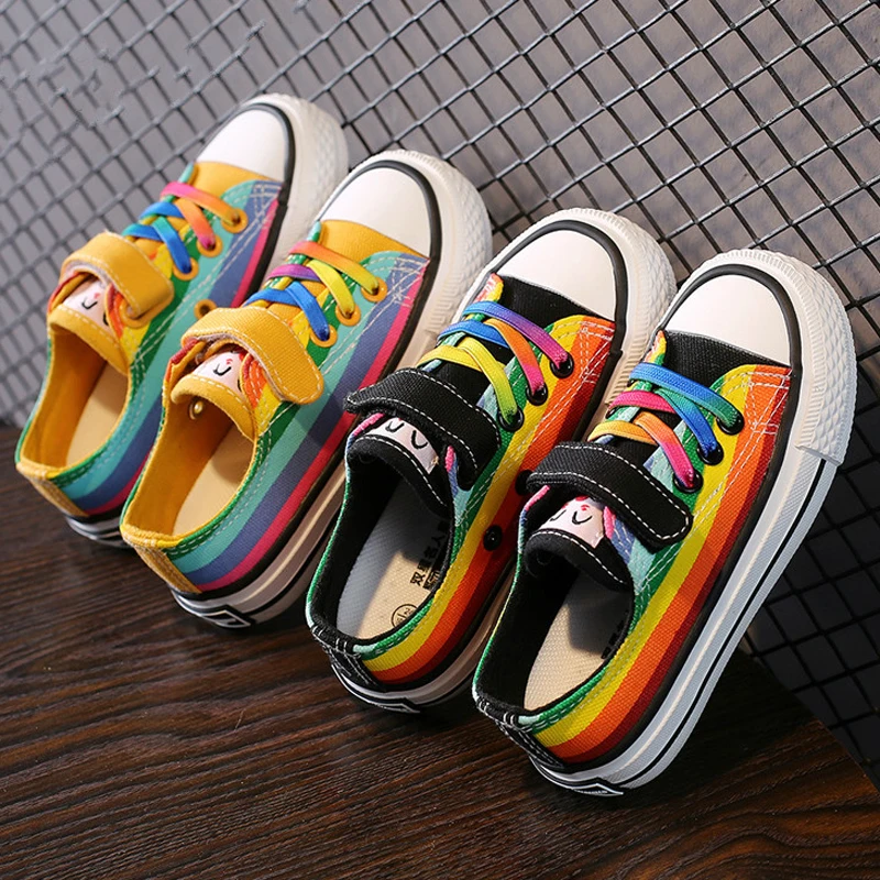 Boy Sneaker Children Shoes Shoe-Hook Tenis Sport-Shoes Canvas Toddler Infantil Girl Kid