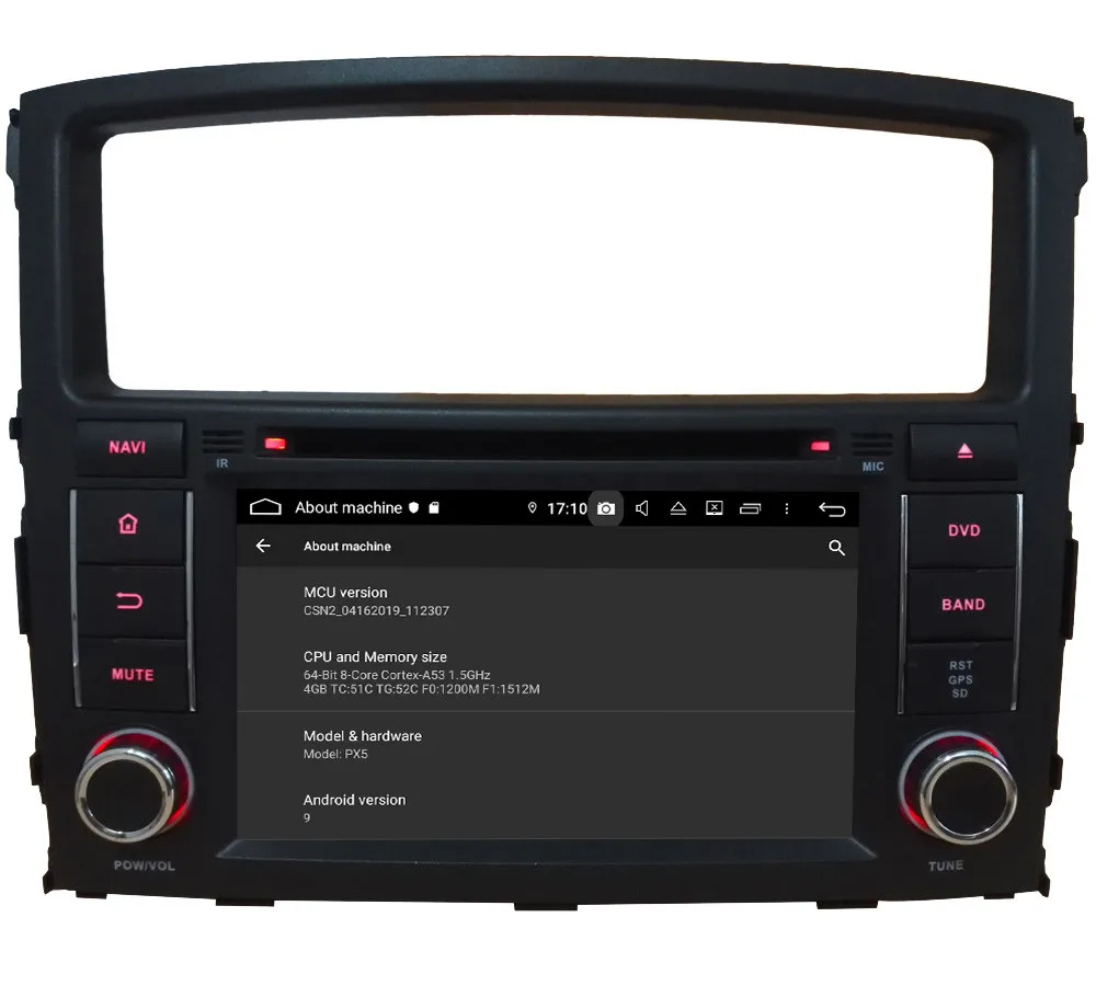 Klyde 4G wifi Android 9 Восьмиядерный 4 Гб ОЗУ 64 Гб ПЗУ DSP автомобильный DVD мультимедийный плеер радио для Mitsubishi Pajero V97 V93 2006