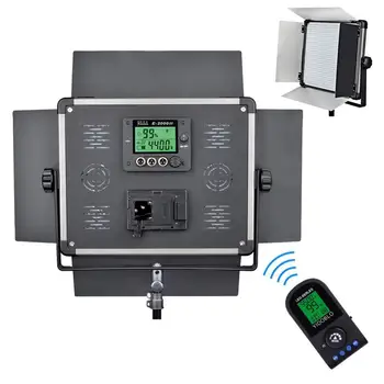 

140W Bio-color Led video light with lcd screen Lamp E-2000II Continue Lighting Pro Studio Photography led Panel video Lighting