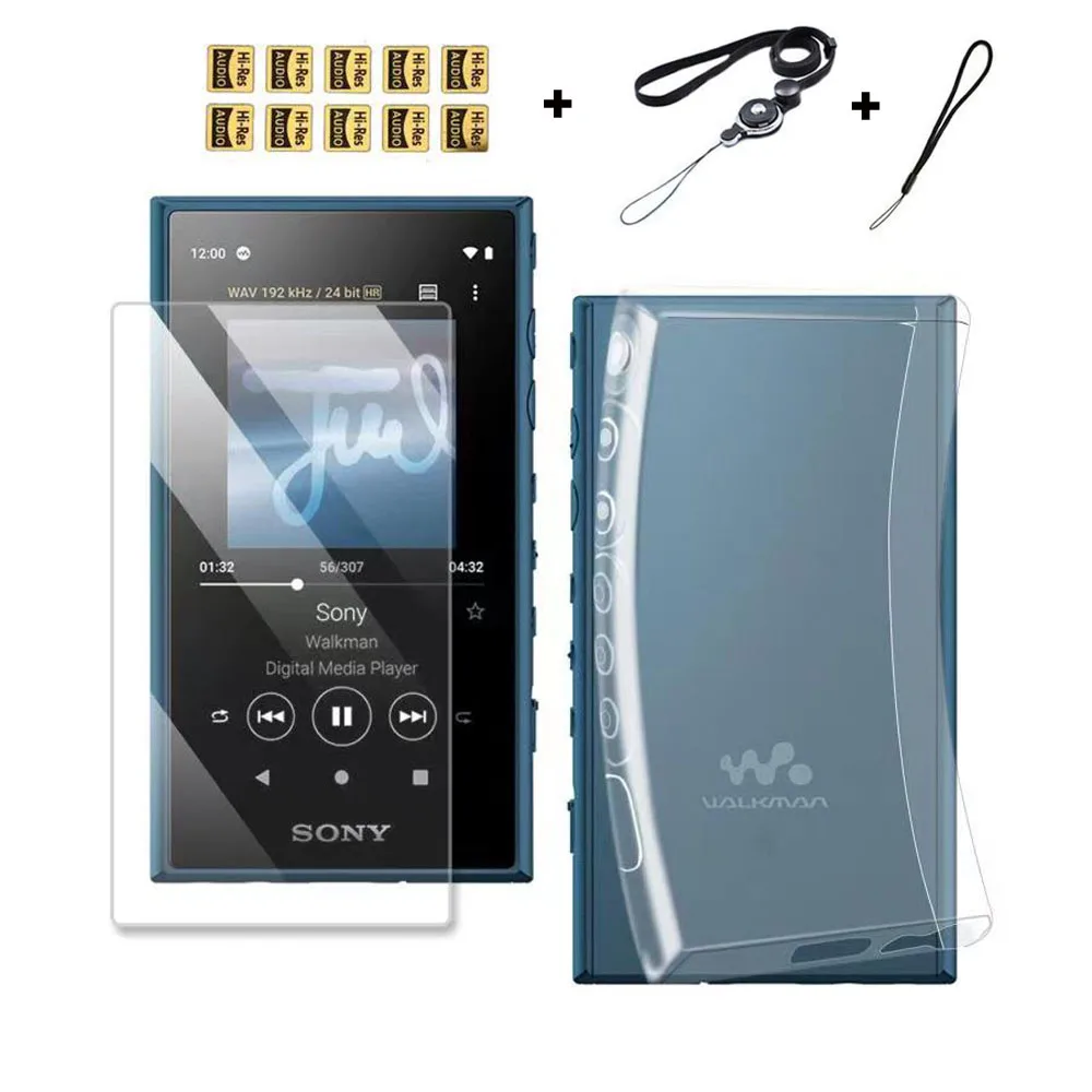 Music Player Case Soft Clear TPU Protective Skin Case Cover For Sony Walkman NW-A105 A105HN A106 A106HN A100 A100TPS