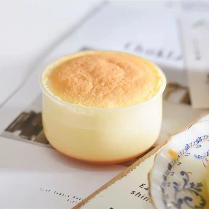 

30pcs High quality matte transparent disposable pudding cups thick 140ml baking package DIY handmade small cake cup with lid