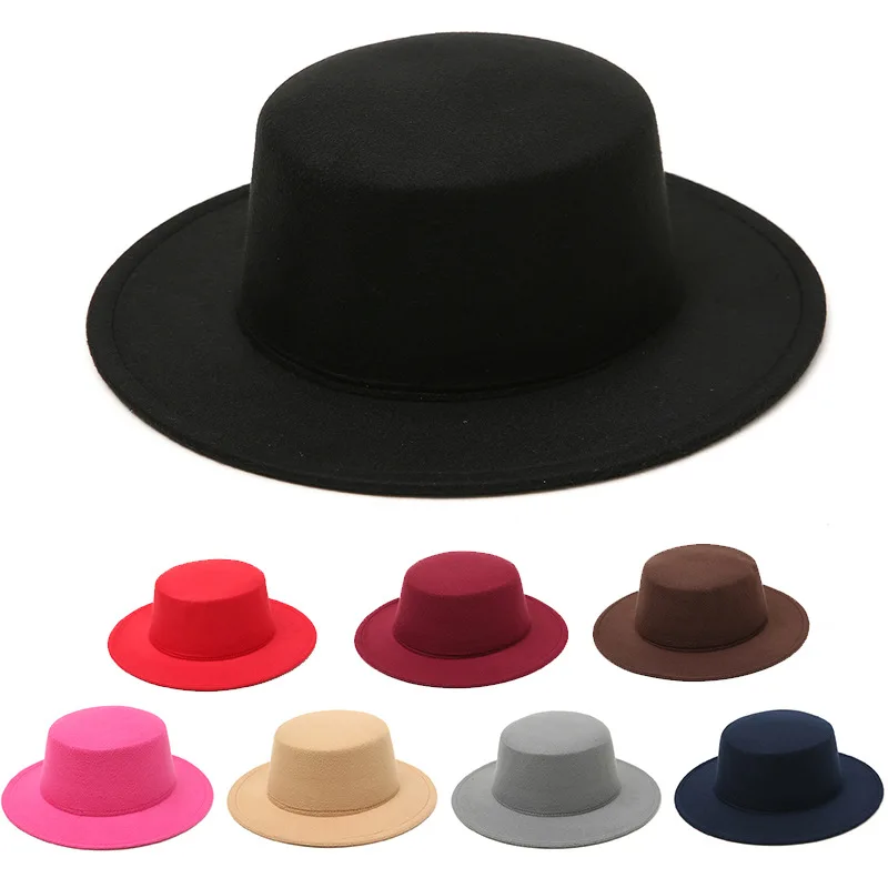 Ladies Elegant Round Caps Bowler Hats 