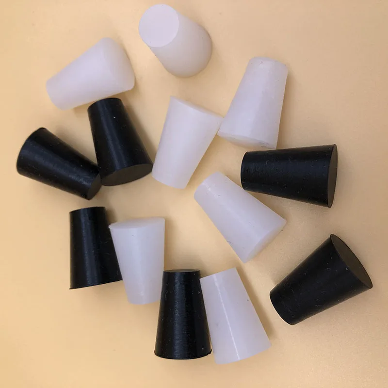 Laboratory Rubber Plug Silicone Tapered Stoppers Lab Push In Sealing