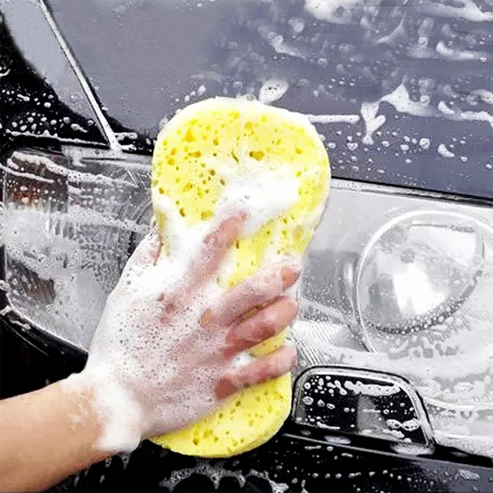 Large Vacuum Compressed Sponge Car Wash Magic Cleaning Washing Tool Accessories
