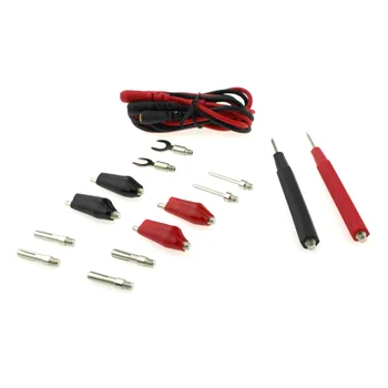 

1set/16pcs Multifunctional Combination Test Connector Lead Cable Banana Plug Multimeter Test Line Alligator Clip