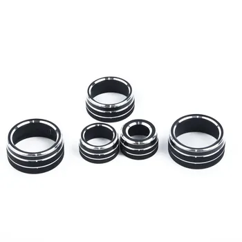 

CAR STYLING Air Conditioning Audio Car Button Trim 5PCS Set Replacement For Toyota Camry 2018 Automobile Interior Mouldings part