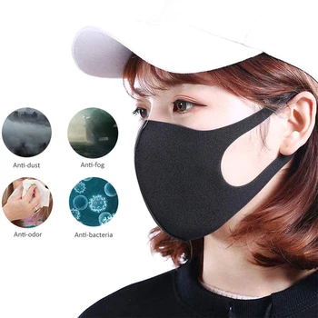 

Cotton Mouth Mask Anti Haze Dust Washable Reusable Women Men Child Dustproof Mouth-muffle Winter Warm Mask Face Mouth Masks