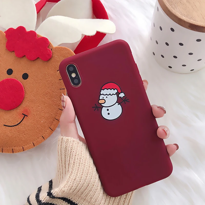 L Glitter Liquid Christmas Snowflake Phone Case For iphone 11 Pro 6 6S 7 8 Plus XR XS MAX luxury Anti-fall Quicksand Phone Cases - Цвет: L