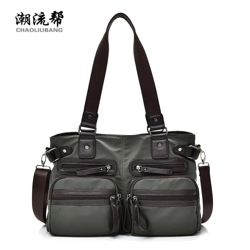 

Cross Border for 2018 New Style Nylon Briefcase Casual Business Computer Bag Men's Shoulder File Bag Handbag