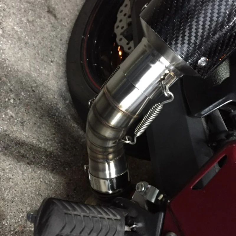 Мотоцикл Средний выхлопной звено трубы разъем для Kawasaki Z900 2017 2018 без