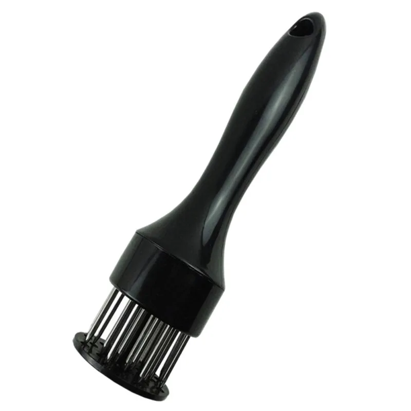 Свинина отбивной стейк быстро рассыпчатое Мясо Tenderizer иглы инструменты для Разделки мяса птицы нежное мясо молоток для мяса кухонный инструмент - Цвет: Черный