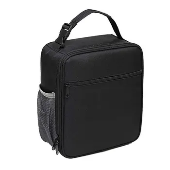 

Large Leakproof Insulated Lunch Bag Business Insulation Bag Thickened Aluminum Foil Ice Bag Lunch Bag Black