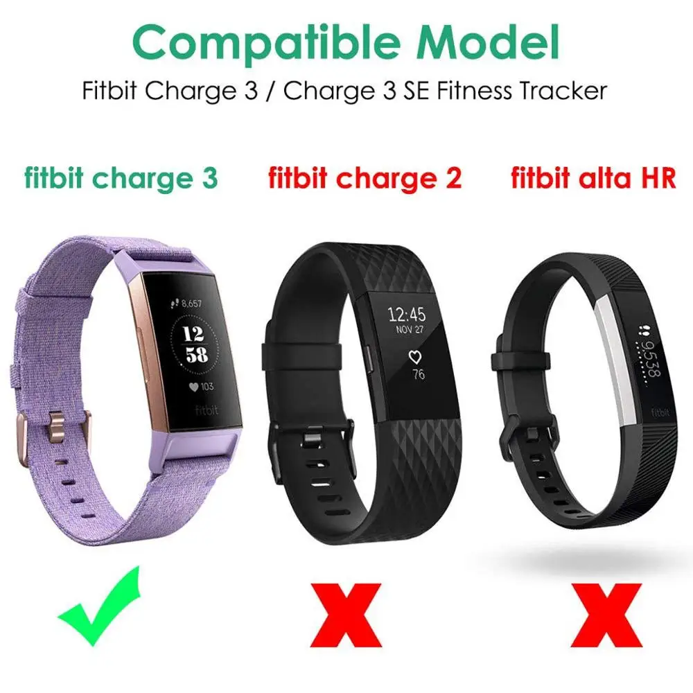 Сменная USB Зарядное устройство для Fitbit заряд смарт-браслет зарядка через usb кабель для Fitbit заряд 3 браслет адаптер док-станции 55/100 см