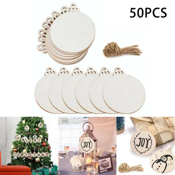 

Round Christmas Ornament Slices Circles Unfinished Christmas Ornaments