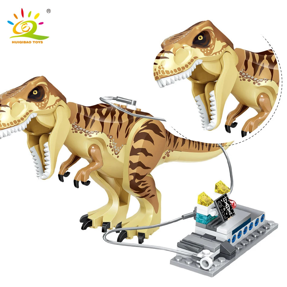 631 шт. строительные блоки Indominus Rex T грузовик для детей мир Юрского периода|Блочные