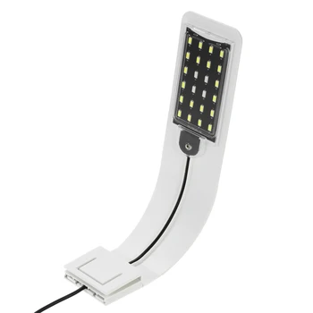 

10W Ultra-thin Aquarium LED Light Ultra Bright Clip-on Lighting Lamp Energy-saving 24 LEDs for Aquarium Fish Tank