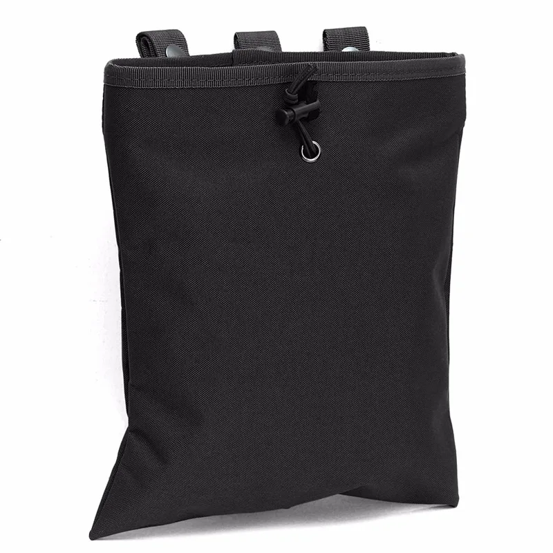 1000D Тактический Molle Dump Drop Pouch AR15 военный боевой подсумок страйкбол Пейнтбол патроны Перевозчик Охота Восстановление сумки - Цвет: black