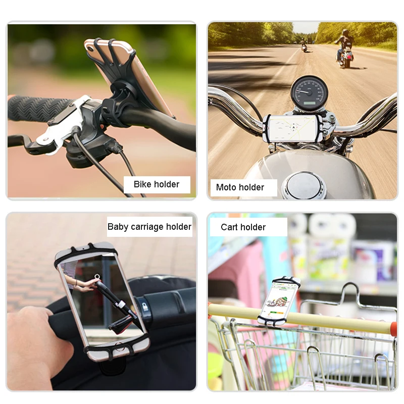 wireless charging stand for iphone and apple watch Universal Motocycle Bicycle Mobile Phone holder for iPhone Samsung Xiaomi Huawei Cell Phone Mobile Bike Handlebar Bracket Holder car mount phone holder