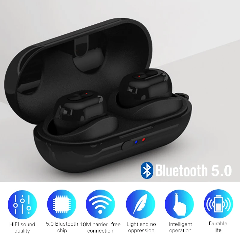 Мини Мода N9 Bluetooth гарнитуры беспроводные наушники 5,0 TWS наушники с шумоподавлением микрофон для iPhone Xiaomi huawei samsung