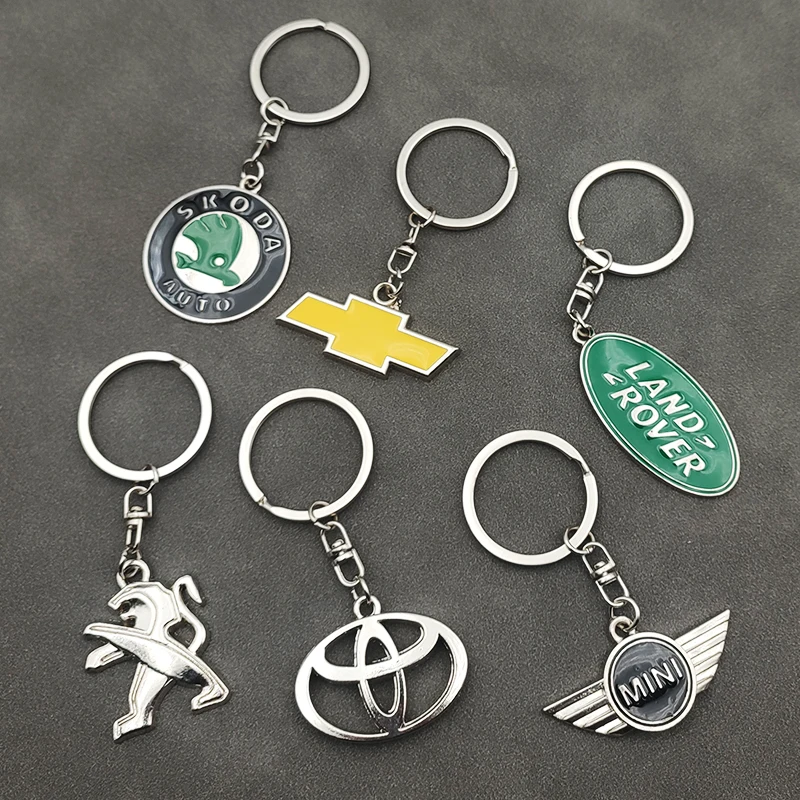 1 шт. металлический брелок для ключей от бренда автомобиля с логотипом мини-Chevrolet