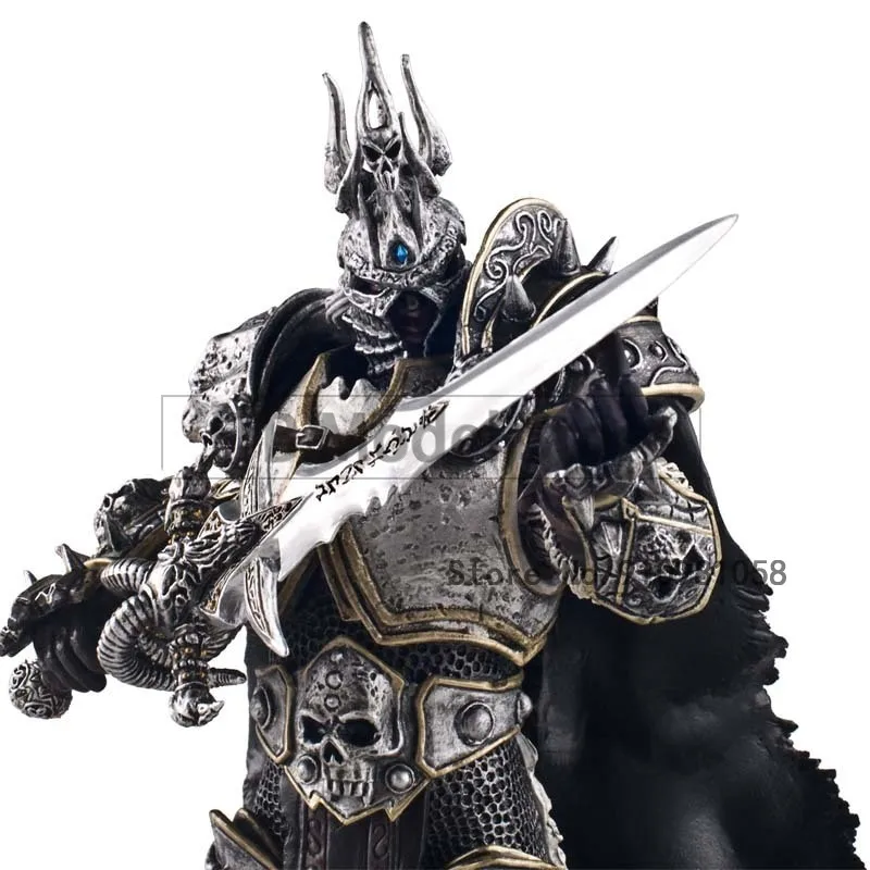 Фигурка DOTA WOW World Of Warcraft игрушка Рыцарь смерти лихкинг 7 дюймов 18 см Артас менетил