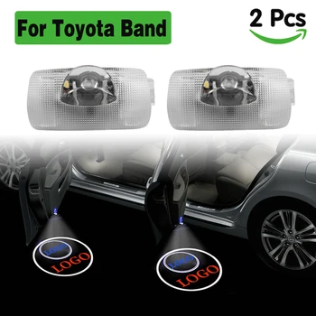 

For toyota led door lights logo projector lighting ghost shadow welcome lamp car led for Toyota 4 Runner Avalon Camry Highlander