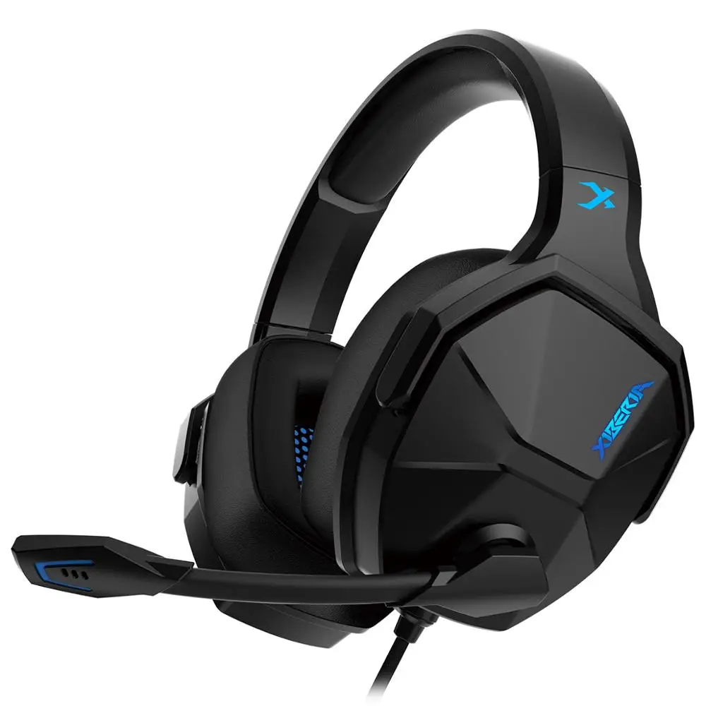 

Gaming Headphone Over-Ear Virtual 7.1 Surround Sound Game Headset with LED Light Wired USB adapter for PC