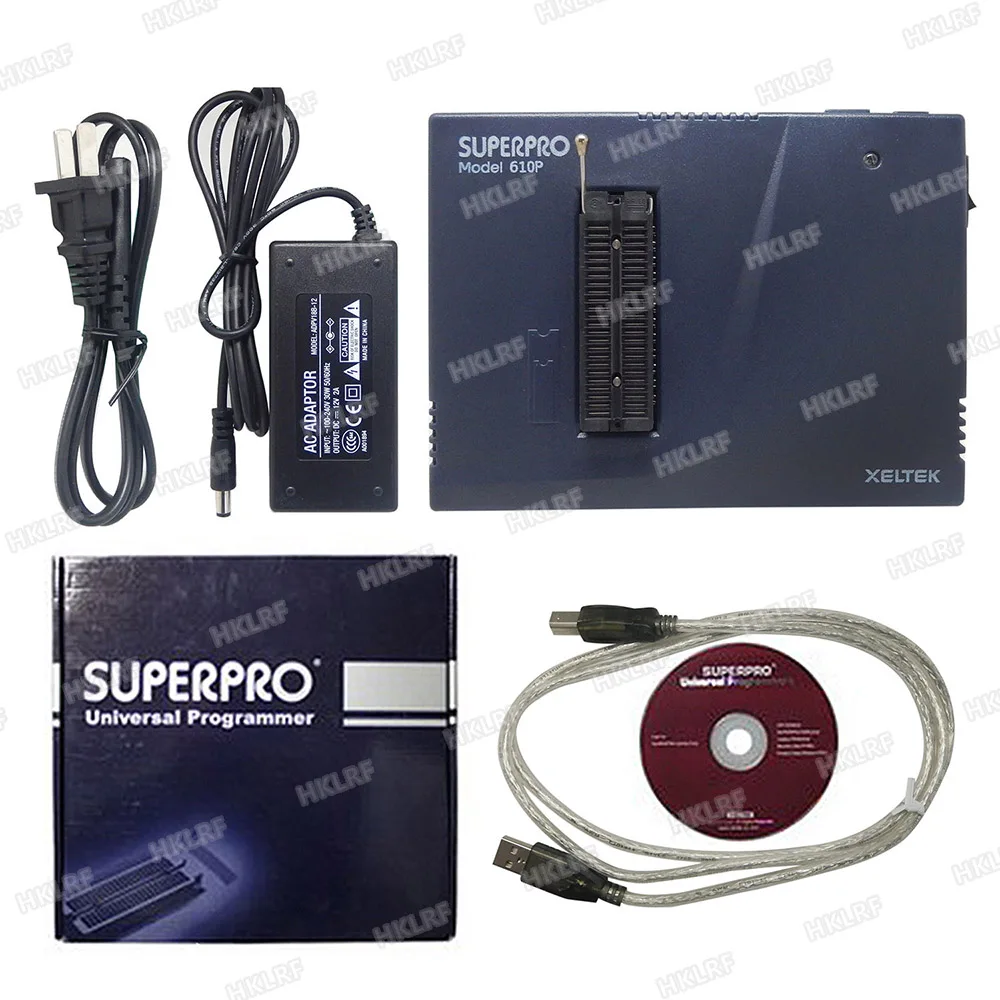 XELTEK SuperPro 610P программист+ 28 адаптеров и кабель EDID USB универсальный микросхема программатор ЭБУ Программирование