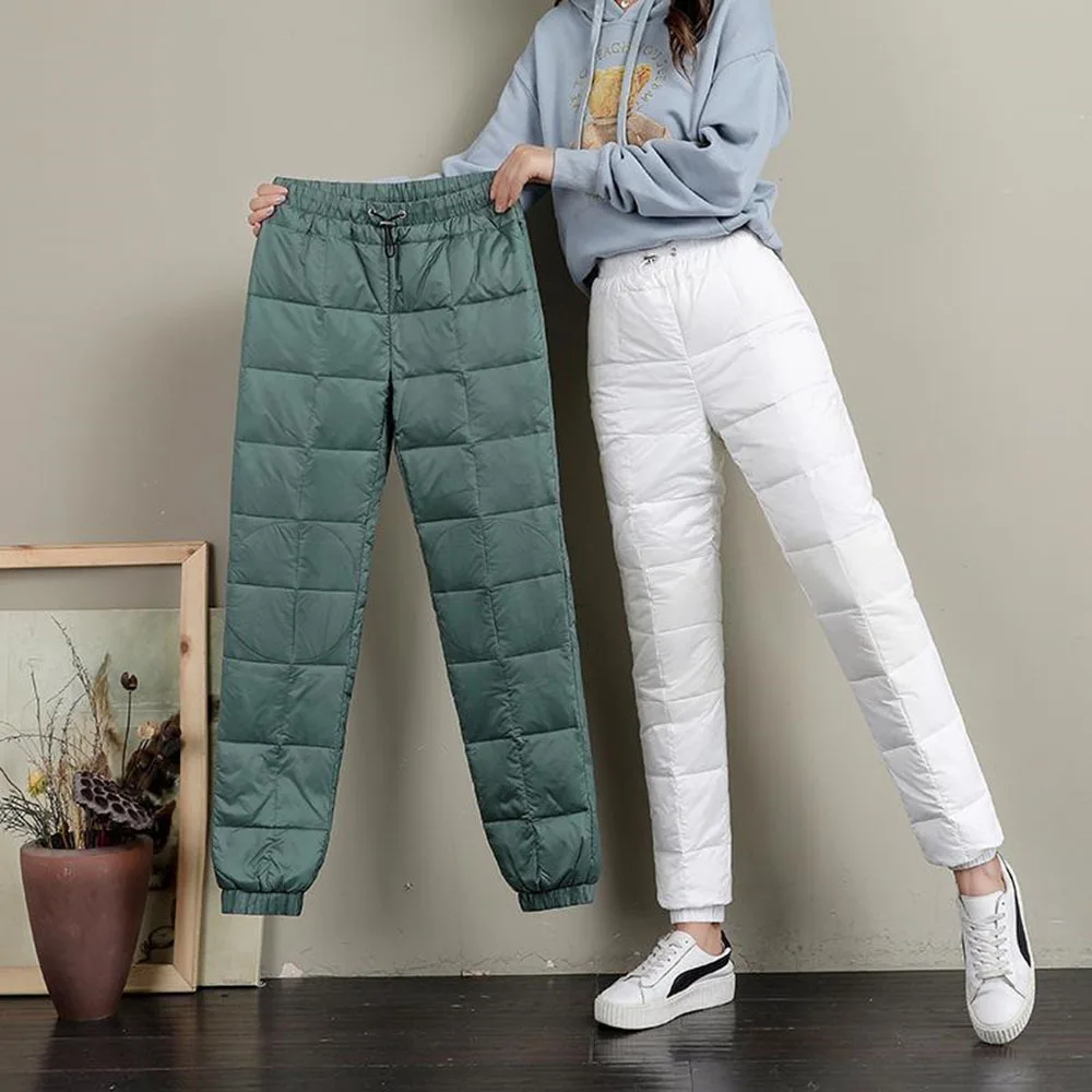 Casual Loose Women Winter Pants Fashion Warm Cotton Pants Female Basic