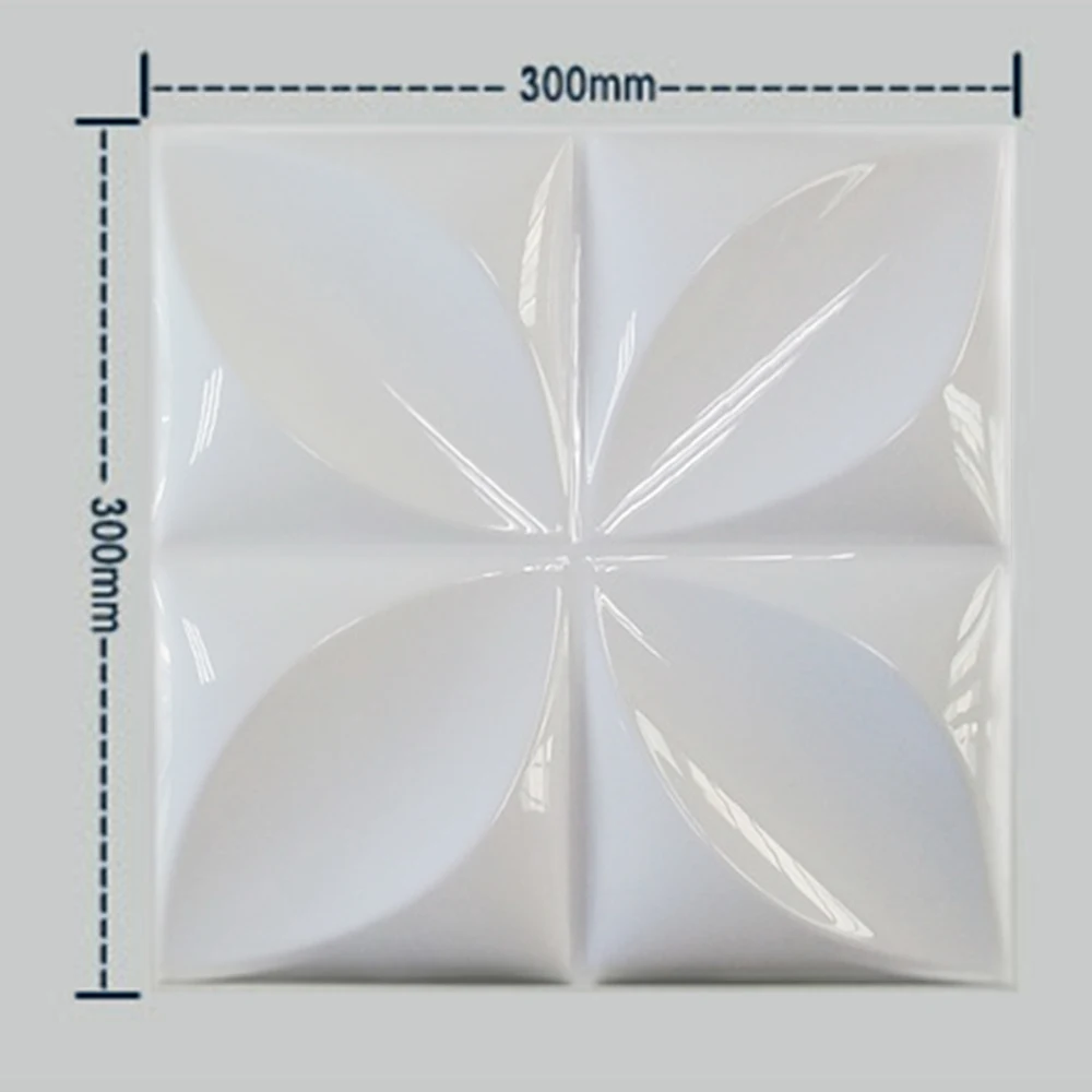 Glossy 6 pcs 6 шт 3D стерео глянцевая/матовая обои рельеф стены искусства Панель наклейки Гостиная Кухня Спальня украшения дома 30x30 см - Цвет: Glossy 6 pcs