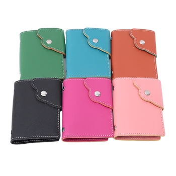 

1PC Women PU Card Holder Ladies Bank Card Cover female Business Bank Credit Card Holder Set Card Package Bag