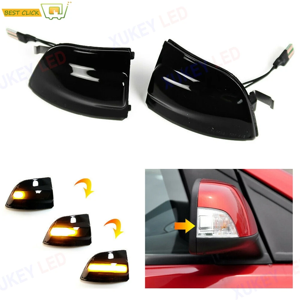 Left & Right Side Rearview Mirror Turn Signal Lamp Light for Ford Focus C-MAX Left & Right Side Rearview Mirror Turn Signal Lamp Light for Ford Focus C-MAX