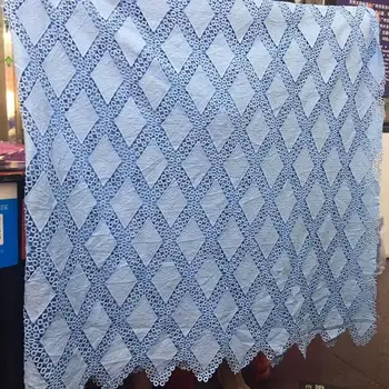 

Sky Blue African Lace Fabric High Quality French Tulle Lace Fabric 2019 Nigerian Laces Guipure Embroidery Fabric For Wedding