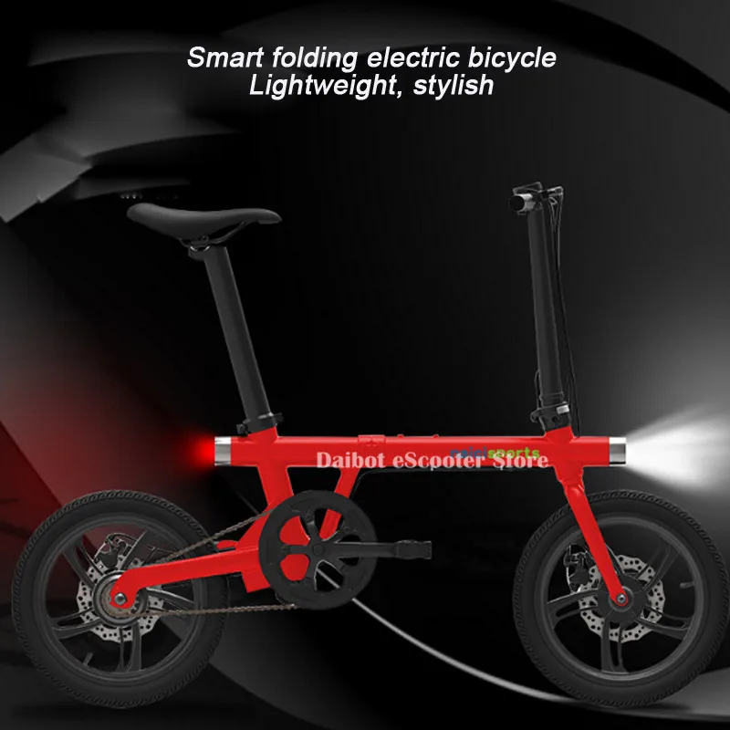 16 Inch Electric Bikes Adults Two Wheel Electric Bicycle 350W 36V Mini Folding Portable Electric Bicycle Bike With APP (29)