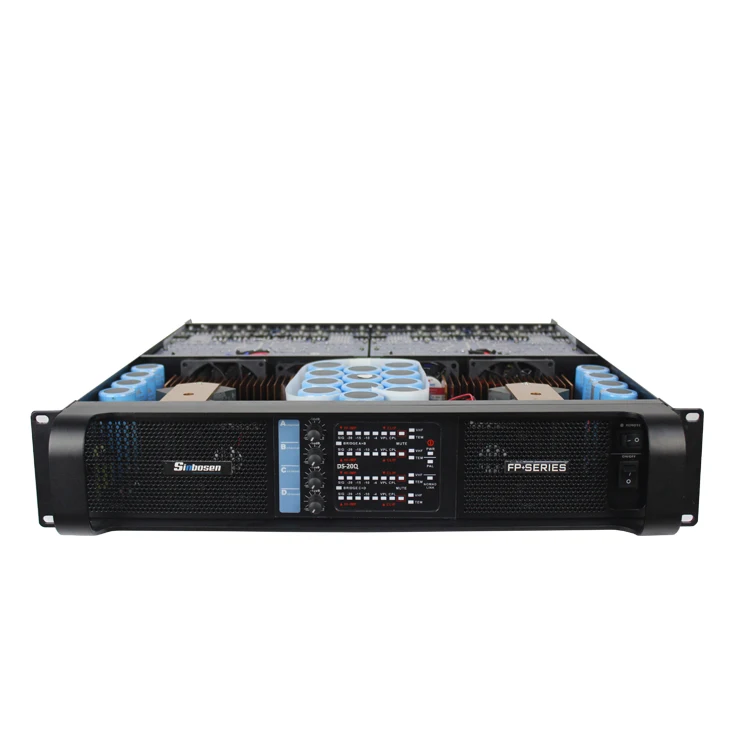 Усилитель высокой мощности Fp 4400W 2000q ламповый стерео аудио усилитель DJ сабвуфер PA динамик 18 дюймов линейный массив системный усилитель