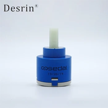 

Faucet Cartridges 35mm 40mm Ceramic Faucet Cartridge Mixer Low Torque Faucet Accessories Spindle Free Rotation Flat Base