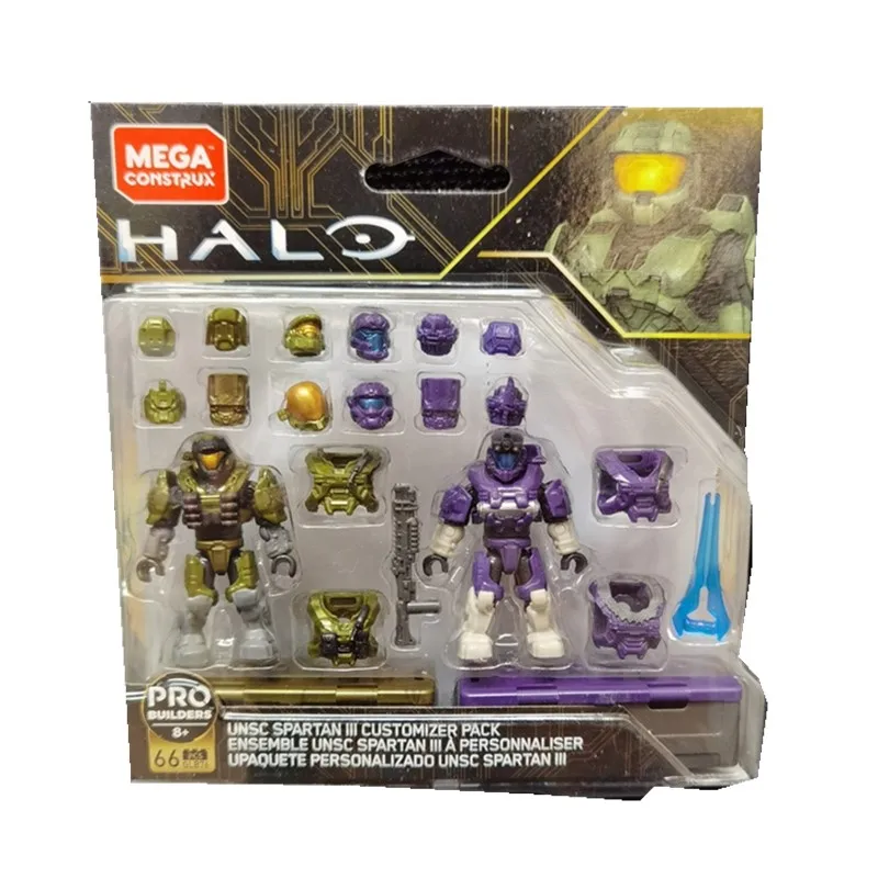 UNSC SPARTAN lll CUSTOMIZER PACK GLB76 MEGA CONSTRUX HALO NEW afbeelding