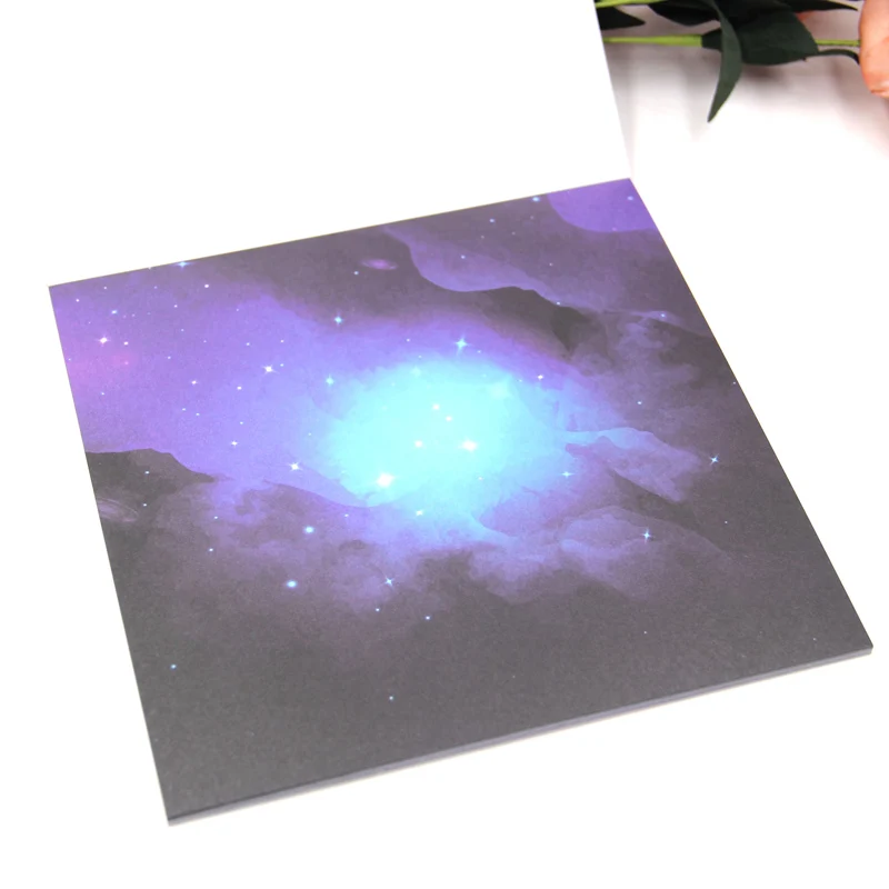 KLJUYP 24 листа Звездная Вселенная Скрапбукинг колодки бумага Оригами художественная бумага для фона открытка Сделай Сам Скрапбукинг Бумага Ремесло