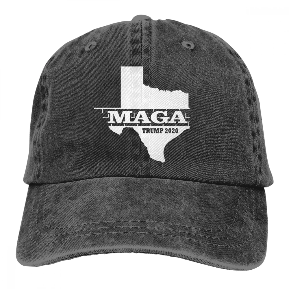 Texas Home Trump Casquette черные унисекс Мужские Женские джинсовые бейсболка с ремешком кепки Регулируемая шляпа для гольфа папа