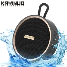 KAYINUO портативный Bluetooth динамик стерео объемный звук бомба IPX7 водонепроницаемые напольные колонки Handfree Поддержка TF карты