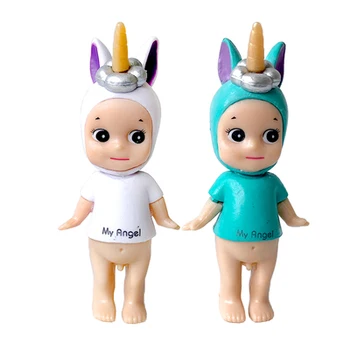 

2Pcs/Set Sonny Angel Action Figure Unicorn Angel PVC Model Toy 8CM High