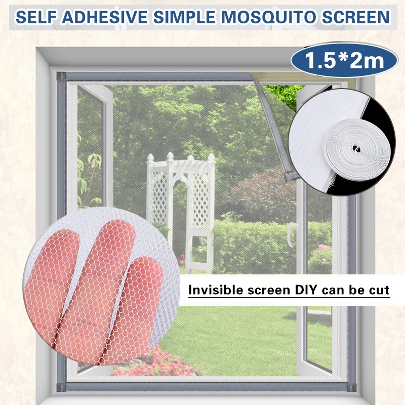 1 шт. оконные экраны сетчатая сетка насекомые моли двери 5 м x 2 для кухни спальни
