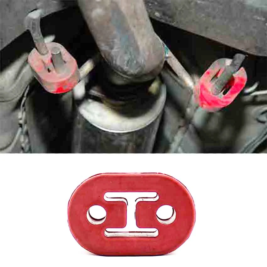 

Two-hole suspension Rubber Muffler Lugs Automobile Exhaust Gas High Strength high Hardness Car Modification accessiores