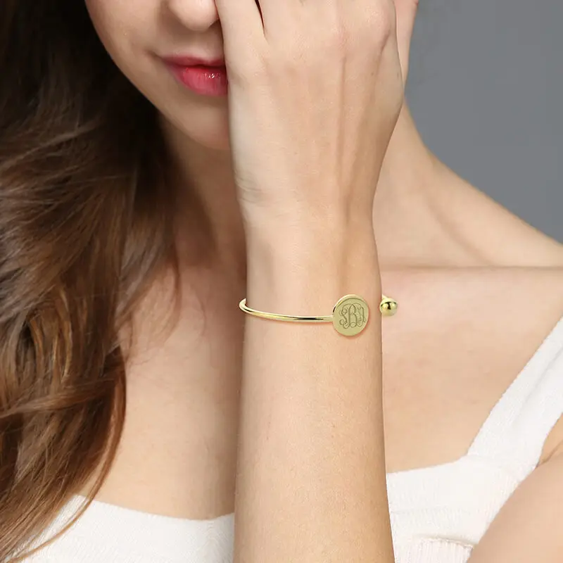 AILIN 18K позолоченные очаровательные браслеты женские из нержавеющей стали под