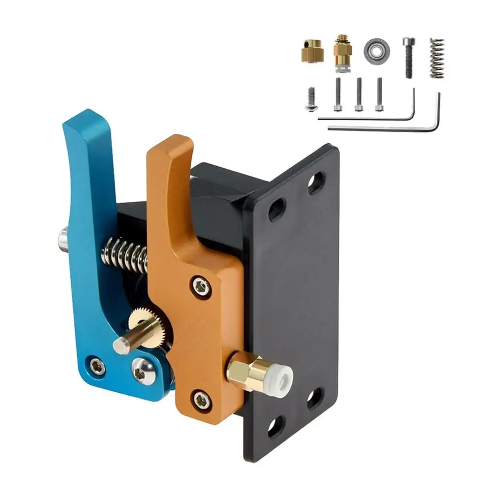 

Gold Blue Remote Direct Bowden Extruder 3D Printer Parts Aluminum Block Hotend Extruders 1.75mm Filament