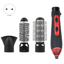 Один шаг Фен-щетка 3в1 многофункциональный фен для волос Объемный выпрямитель отрицательных ионов Горячая воздушная щетка завивка Lron салон