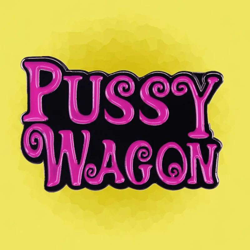 Убить Билла и Lady Gaga Телефон Видео игрушка Pussy Wagon пси WGN эмали штырь Квентин