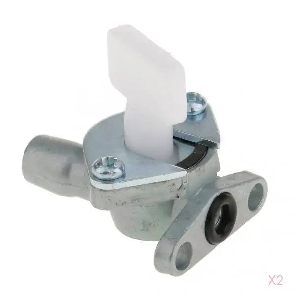 2 PIECES UNIVERSAL 49CC MINI POCKET BIKE ATV FUEL PETCOCK SWITCH SHUT OFF VALVE