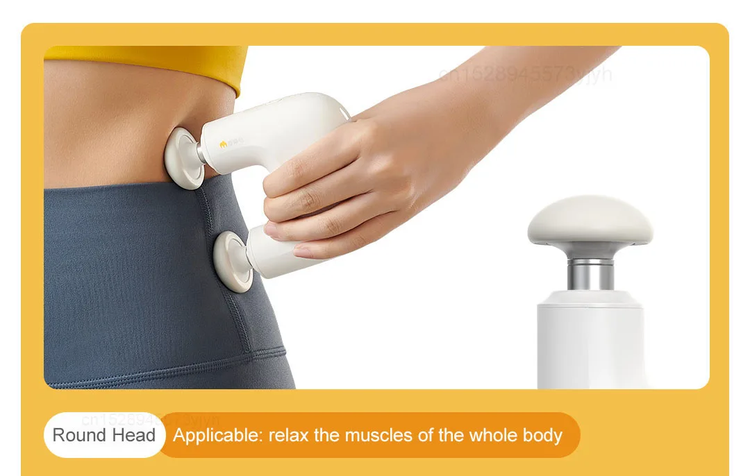 Youpin Momoda Double Head Mini Massger U Type Pocket Massage Gun description image 10