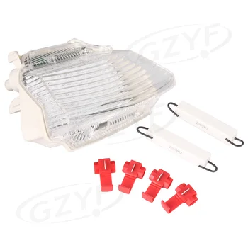 

Motorcycle Integrated LED Rear Taillight Turn Signals For Kawasaki Ninja ZX10R 2010 2011 Clear